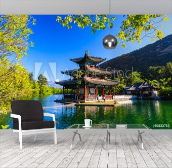 Picture of Lijiang old town scene-Black Dragon Pool Park